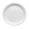 APS Shallow Melamine Plate, Ø225 mm, White