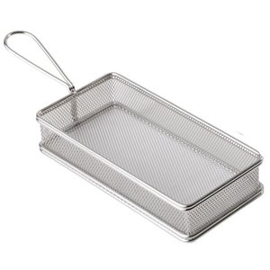 APS Wyprzedaż - Koszyk do serwowania potraw | inox | 21,5 x 10,5 cm, H: 3,5 cm APS Wyprzedaż - Koszyk do serwowania potraw | inox | 21,5 x 10,5 cm, H: 3,5 cm