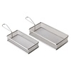 APS Wyprzedaż - Koszyk do serwowania potraw | inox | 21,5 x 10,5 cm, H: 3,5 cm APS Wyprzedaż - Koszyk do serwowania potraw | inox | 21,5 x 10,5 cm, H: 3,5 cm