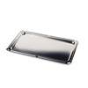 APS Stainless Steel Rectangular Serving Tray GN 1/2 with Rim APS Stainless Steel Rectangular Serving Tray GN 1/2 with Rim