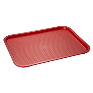 APS Polypropylene Rectangular Non-Slip Serving Tray 350 x 350 mm Red APS Polypropylene Rectangular Non-Slip Serving Tray 350 x 350 mm Red