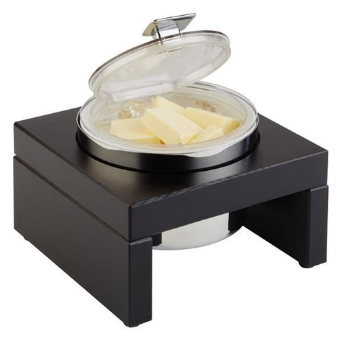 APS Zestaw chłodzący z drewnianą podstawą | wenge | 18,5 x 18,5 cm, H: 10 cm