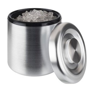 APS Pojemnik termoizolacyjny z aluminium do kostek lodu 5 L, Ø185 mm, (h)210 mm APS Pojemnik termoizolacyjny z aluminium do kostek lodu 5 L, Ø185 mm, (h)210 mm