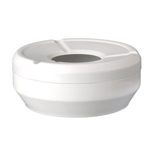 APS Popielniczka z melaminy | biała | Ø 10 cm, H: 4 cm APS Popielniczka z melaminy | biała | Ø 10 cm, H: 4 cm