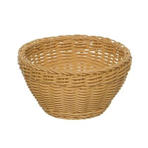 APS Koszyk okrągły z polipropylenu | śr. 160x(H)80mm | beżowy APS Koszyk okrągły z polipropylenu | śr. 160x(H)80mm | beżowy