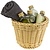 APS basket, round