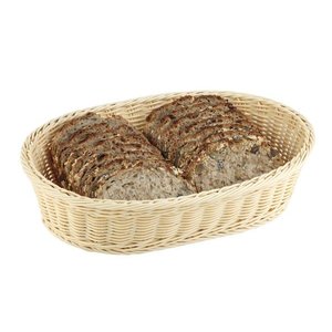 APS Koszyk owalny z polipropylenu | brązowy | 23 x 17 cm, h: 8 cm APS Koszyk owalny z polipropylenu | brązowy | 23 x 17 cm, h: 8 cm