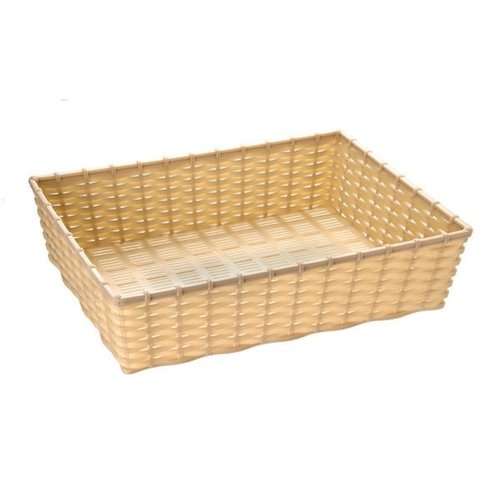 APS Koszyk prostokątny do chleba lub owoców | 395x295x(H)100mm | beżowy APS Koszyk prostokątny do chleba lub owoców | 395x295x(H)100mm | beżowy