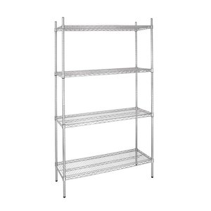 Vogue 4Tier Wire Shelving Kit 915x460mm Vogue 4Tier Wire Shelving Kit 915x460mm