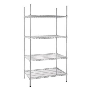 Vogue 4Tier Wire Shelving Kit 915x610mm