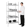 Vogue 4Tier Wire Shelving Kit 915x610mm Vogue 4Tier Wire Shelving Kit 915x610mm