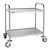 Vogue Stainless Steel 2 Tier Service Trolley 825 x 405 x 710 mm