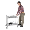 Vogue Stainless Steel 2 Tier Service Trolley 825 x 405 x 710 mm
