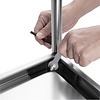 Vogue Stainless Steel 2 Tier Service Trolley 825 x 405 x 710 mm
