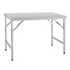 Vogue Stainless Steel Folding Table 1200mm Vogue Stainless Steel Folding Table 1200mm