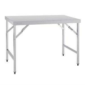 Vogue Stainless Steel Folding Table 1200mm Vogue Stainless Steel Folding Table 1200mm