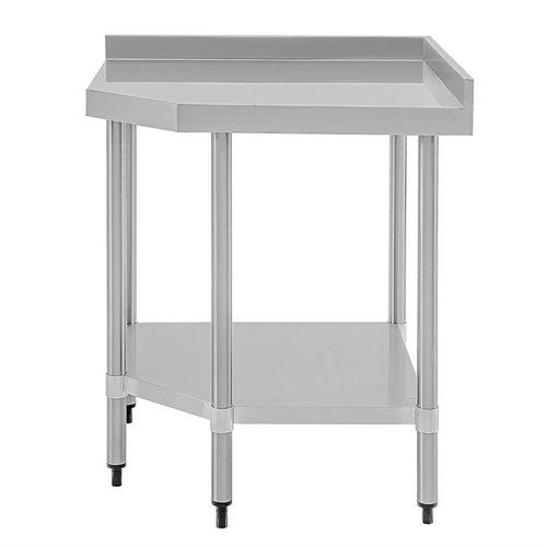 Vogue Stainless Steel Corner Table 600mm Vogue Stainless Steel Corner Table 600mm