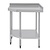 Vogue Stainless Steel Corner Table 600mm
