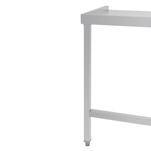 Vogue Pass Through Dishwash Table Left 600mm Vogue Pass Through Dishwash Table Left 600mm