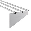 Vogue Stainless Steel Wall Shelf 1200mm Vogue Stainless Steel Wall Shelf 1200mm