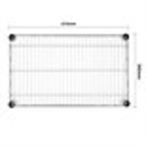 Vogue Steel Wire Wall Shelf 610mm Vogue Steel Wire Wall Shelf 610mm
