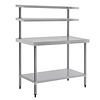 Vogue Stainless Steel Prep Station 1200x600mm Vogue Stainless Steel Prep Station 1200x600mm