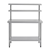 Vogue Stainless Steel Prep Station 1200x600mm Vogue Stainless Steel Prep Station 1200x600mm