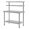 Vogue Stainless Steel Prep Station 1200x600mm Vogue Stainless Steel Prep Station 1200x600mm