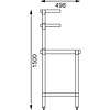 Vogue Stół roboczy z półką | 1200x600x(H)1500 mm Vogue Stół roboczy z półką | 1200x600x(H)1500 mm