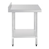 Vogue Stainless Steel Table with Upstand 600mm Vogue Stainless Steel Table with Upstand 600mm