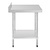 Vogue Stainless Steel Table with Upstand 600mm