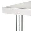 Vogue Stainless Steel Prep Table 600mm Vogue Stainless Steel Prep Table 600mm