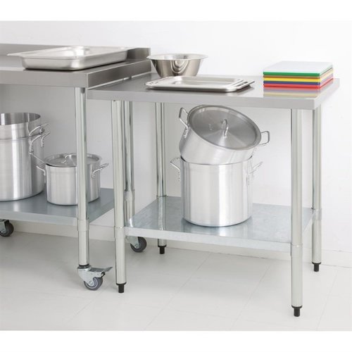 Vogue Stainless Steel Prep Table 600mm Vogue Stainless Steel Prep Table 600mm