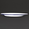 Olympia Shallow Enameled Plate, Ø245 mm (Pack of 6)