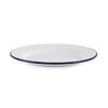 Olympia Shallow Enameled Plate, Ø245 mm (Pack of 6)