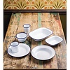 Olympia Shallow Enameled Plate, Ø245 mm (Pack of 6)