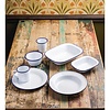Olympia Shallow Enameled Plate, Ø245 mm (Pack of 6)