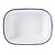 Olympia Enamel Pie Dishes Rectangular 180 x 135mm (Pack of 6)