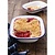 Olympia Enamel Pie Dishes Rectangular 180 x 135mm (Pack of 6)