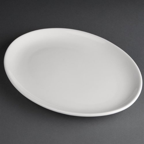 Athena Hotelware Shallow Plate 254x197 mm, Oval, (Pack of 12)