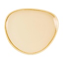 Olympia Kiln Shallow Plate, Ø165 mm, Triangular, Kiln, Sandstone (Pack of 6)