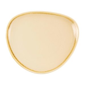 Olympia Kiln Talerz płytki, Ø165 mm, trójkątny, Kiln, piaskowy (6 szt.)
