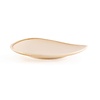 Olympia Kiln Shallow Plate, Ø165 mm, Triangular, Kiln, Sandstone (Pack of 6)