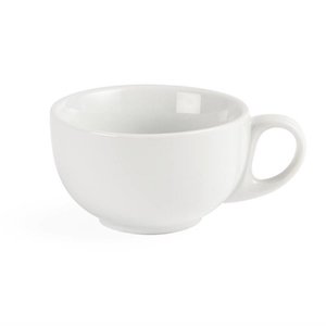 Olympia White Cappuccino Cup 200 ml, Whiteware (Pack of 12) Olympia White Cappuccino Cup 200 ml, Whiteware (Pack of 12)