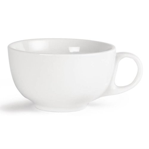 Olympia White Cappuccino Cup 200 ml, Whiteware (Pack of 12) Olympia White Cappuccino Cup 200 ml, Whiteware (Pack of 12)