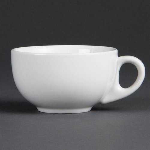 Olympia White Cappuccino Cup 200 ml, Whiteware (Pack of 12) Olympia White Cappuccino Cup 200 ml, Whiteware (Pack of 12)