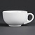 Olympia White Cappuccino Cup 200 ml, Whiteware (Pack of 12)