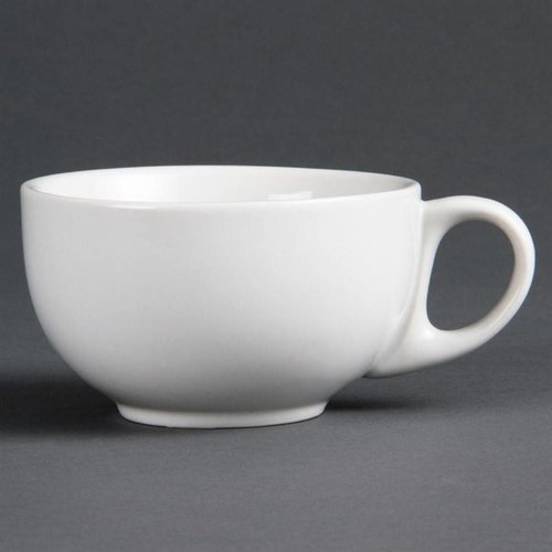 Olympia White Cappuccino Cup 200 ml, Whiteware (Pack of 12) Olympia White Cappuccino Cup 200 ml, Whiteware (Pack of 12)