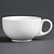 Olympia White Cappuccino Cup 200 ml, Whiteware (Pack of 12)