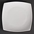 Olympia Shallow Plate 185 mm, Square, Whiteware (Pack of 12)
